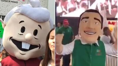 ¿Qué botarga es la más parecida al candidato?