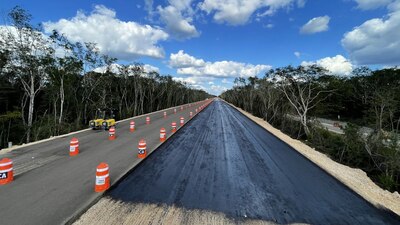 Avances de obra del Tren Maya, tramo 4 Izamal-Cancún