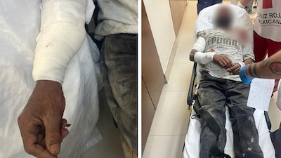 El hombre de 62 años recibió atención médica en la Cruz Roja