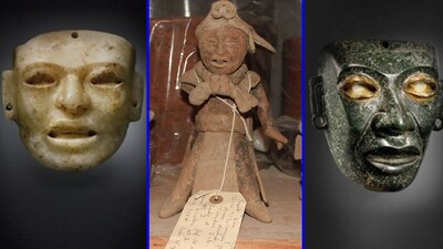 El gobierno mexicano ha podido frenar subastas de piezas pertenecientes al patrimonio del país.