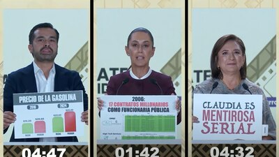 Xóchitl, Claudia y Jorge se acusaron de pasados cuestionables y silencios ante la impunidad