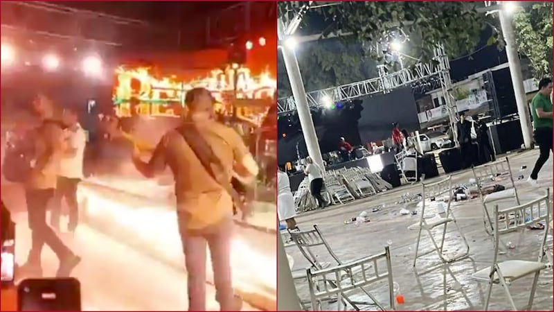 VIDEO: Rumor sobre presencia de hombres armados desata pánico en cierre de campaña de Aguaruto