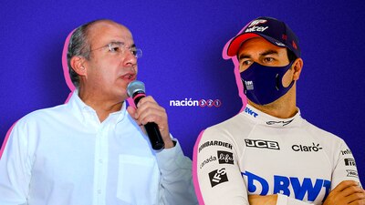 El expresidente Felipe Calderón lamentó que 'Checo' Pérez diera positivo a COVID-19
