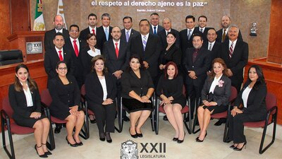 Los integrantes del Poder Legislativo bajacaliforniano