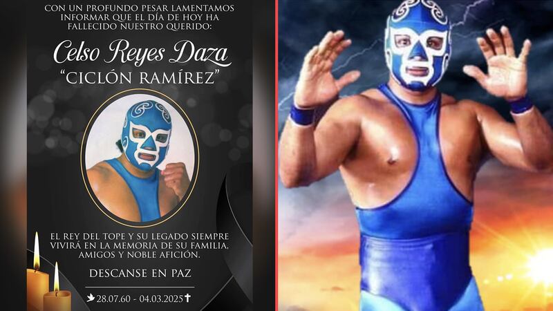 Pierde la lucha: muere ‘Ciclón Ramírez’, famoso luchador mexicano, tras un infarto