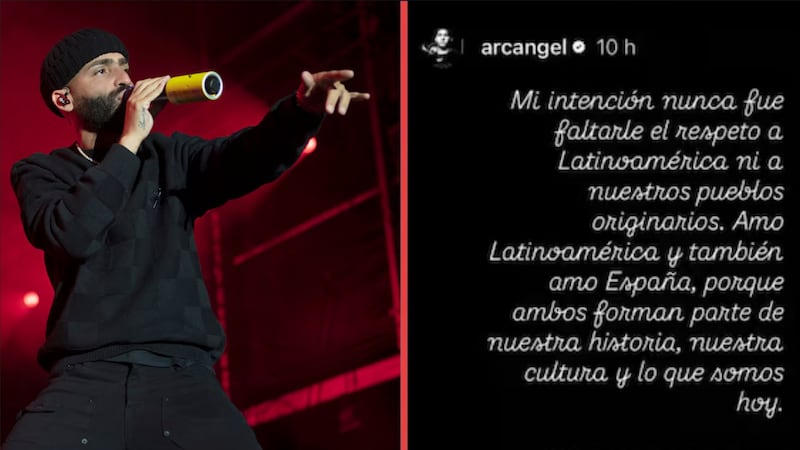 Arcángel se disculpa por sus polémicas declaraciones sobre la Conquista; crece el boicot en México