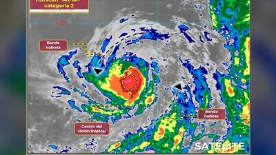 Se aproxima a las costas de Baja California