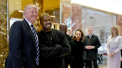 Donald Trump dijo que Kanye West es su amigo desde hace tiempo y le gustaría competir contra él en un proceso electoral