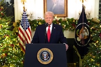 “Hace once meses heredé un desastre”: Trump presume logros de su administración