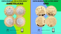 Banxico lanza monedas del Mundial 2026: así son las piezas que aficionados y coleccionistas buscarán