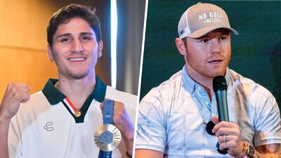 El medallista olímpico fue cobijado por el equipo del boxeador profesional