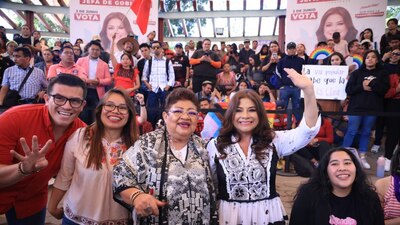 La morenista también destacó una iniciativa para dar transporte gratuito a estudiantes