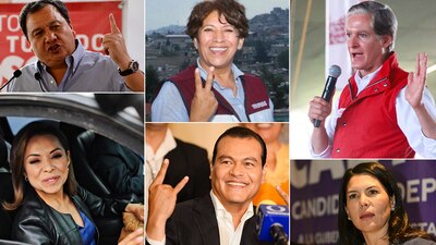 Los candidatos al gobierno del Estado de México