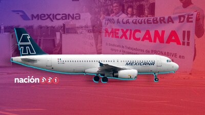 El último vuelo que un avión de Mexicana fue en agosto de 2010