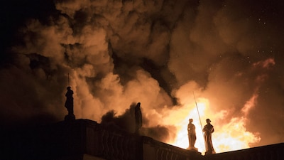 El Museo Nacional de Brasil quedó devastado este fin de semana