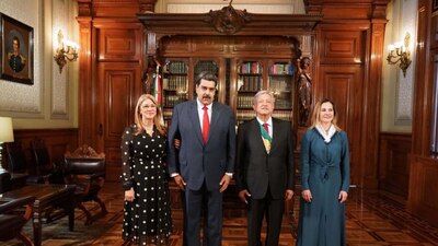 Hubo críticas cuando el presidente de México invitó al venezolano en la toma de posesión