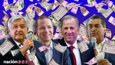 Aunque la elección la ganó AMLO, no fue quien más gastó en la campaña