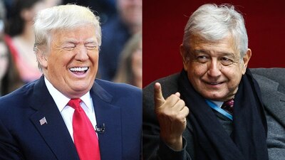 El presidente Donald Trump simpatiza con López Obrador
