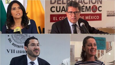Estos son algunos de los políticos que quieren gobernar a la Ciudad de México en 2018