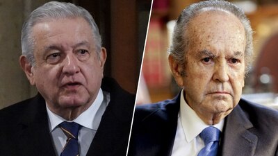 AMLO lamentó el fallecimiento de Alberto Baillères, dueño de Palacio de Hierro