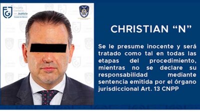 Christian Von Roehrich recibió una orden de aprehensión por parte de la Fiscalía de la CDMX.