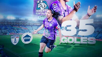 Charlyn Corral, de Pachuca, lidera la lista con 35 goles