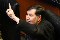 “Ya no tengo aspiración dentro del Senado”, dice Noroña tras elección de Higinio Martínez