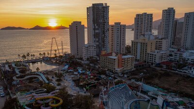 Las costas de Acapulco, ahora se ven afectadas por la Tormenta Tropical 'Pilar'