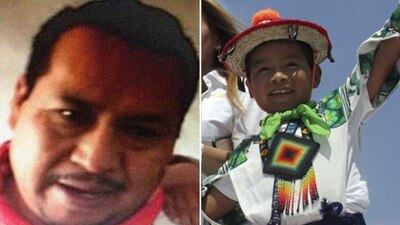 El padre de Yuawi fue visto por última vez en Valparaíso, Zacatecas