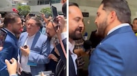 “No me toques”: Carlos Gutiérrez y Arturo Ávila protagonizan encontronazo en el Senado