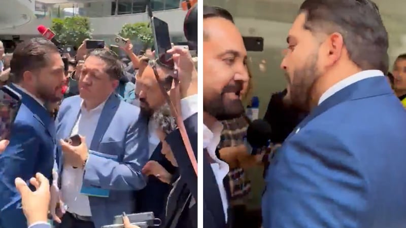 “No me toques”: Carlos Gutiérrez y Arturo Ávila protagonizan encontronazo en el Senado