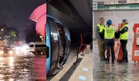 Del Metro a la Cámara de Diputados: intensas lluvias en la CDMX dejan fuertes afectaciones