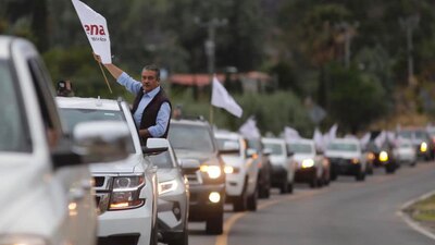 El morenista Raúl Morón convocó a sus seguidores a acompañarlo a defender su candidatura en el INE