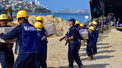 El Presidente destacó que se continuará apoyando a los damnificados en Acapulco