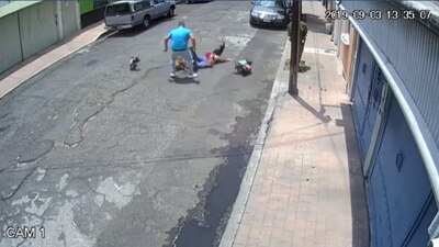 Este hombre agredió a una mujer tras una pelea entre sus mascotas