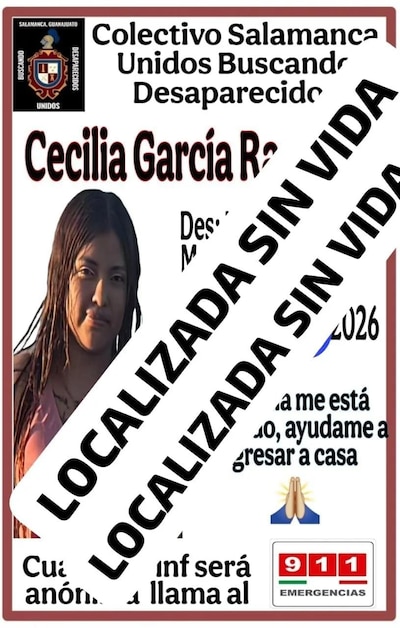 Asesinan a buscadora Cecilia García en Salamanca; colectivos denuncian violencia contra sus familias