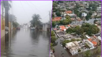 En Chetumal las calles, casas, escuelas y más se inundaron