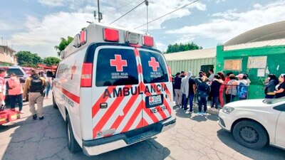 Los menores fueron trasladados al Hospital Dr. Fernando Quiroz