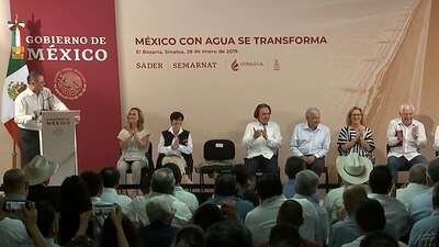 El gobernador del estado dedicó palabras fraternas al presidente de la República