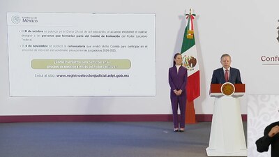 El morenista informó cómo se llevará a cabo la elección judicial el próximo año