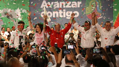 José Antonio Meade en un evento de campaña este domingo