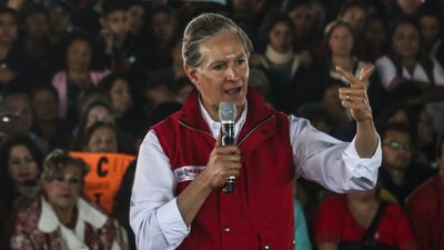 Alfredo del Mazo durante un evento de su campaña para gobernador del Edomex