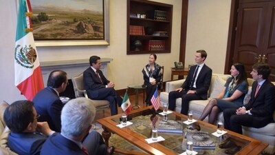 El presidente mexicano se reunió con Jared Kushner, yerno y enviado de Donald Trump