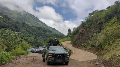 ste lunes, se dijo que un grupo armado ingresó a la comunidad Morelia