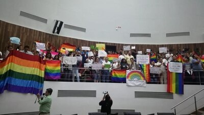 Activistas en pro de los derechos civiles acudieron al Congreso para respaldar el matrimonio igualitario