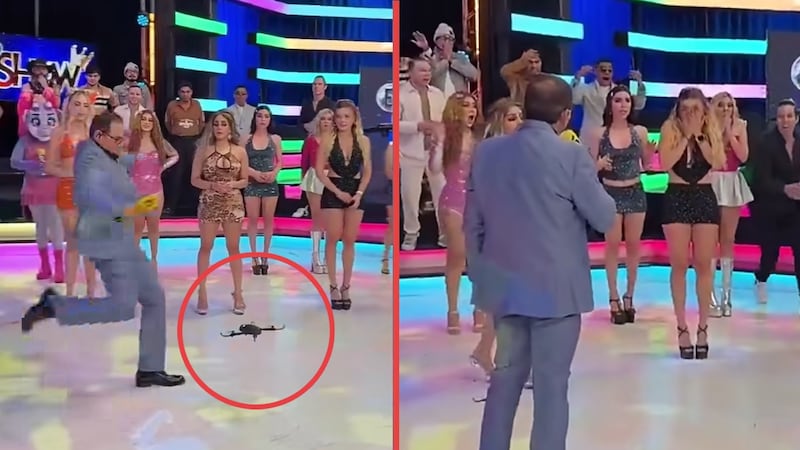 VIDEO: Critican a conductor de Multimedios que golpeó con un dron a colaboradora de ‘Es Show’