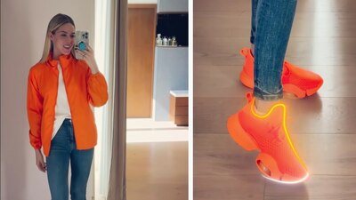 La influencer volvió una sensación estos tenis en 2021