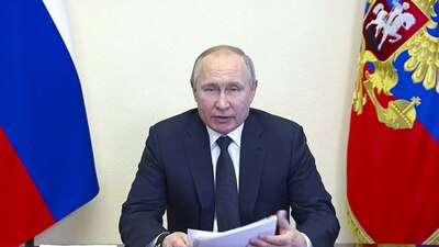 Putin afirmó en la reunión que “EU y la Unión Europea han declarado, en principio, un incumplimiento real de sus obligaciones con Rusia.