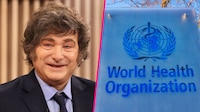 ¿Igual que Trump? Milei analiza retirar a Argentina de la OMS y del Acuerdo de París