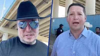 El CEO de Tesla visitó la frontera con Tony Gonzales, congresista republicano